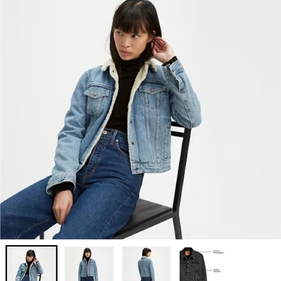 Original Levi’s shepherd denim jacket - Picture 5 of 5